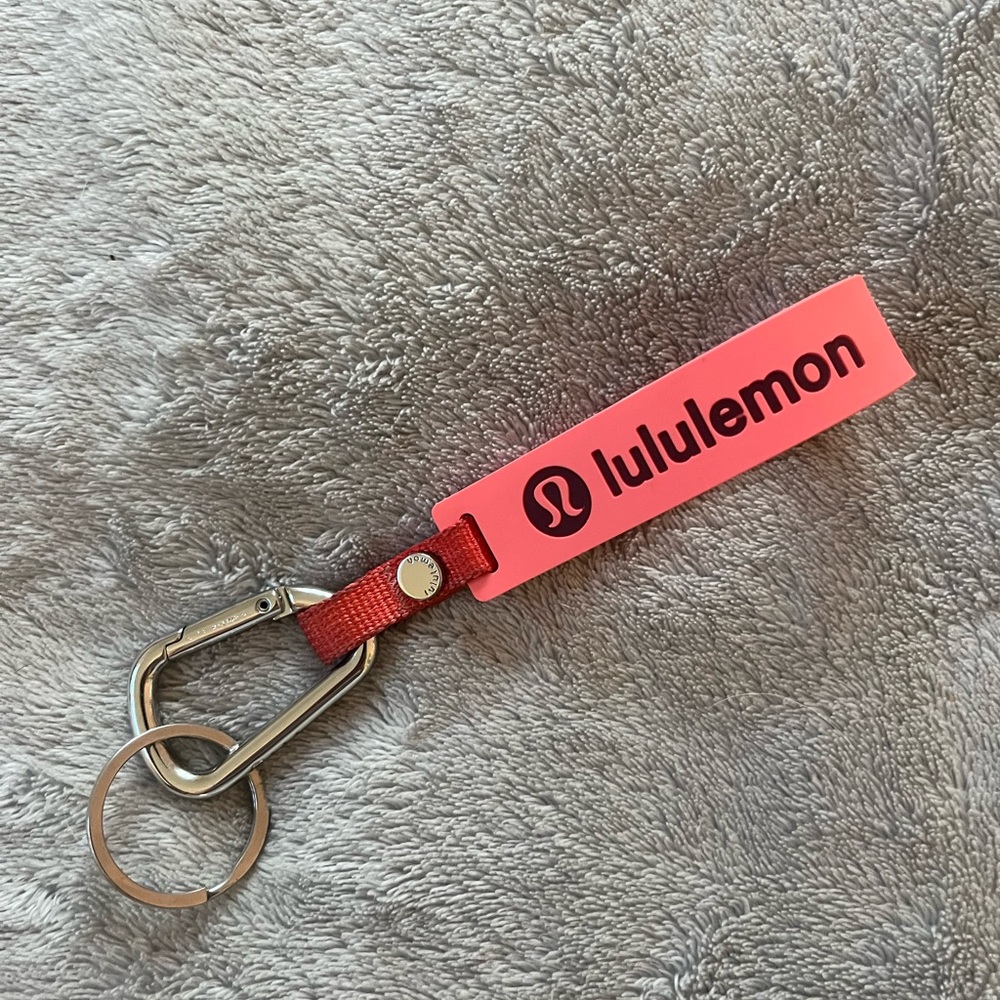 Lululemon Athletica Pink Keychain